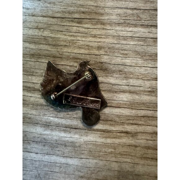 Vintage Laurel Burch Birds in Flight Pendant Brooch Pin - Picture 4 of 8